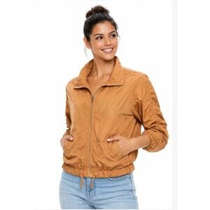 Love Tree Lightweight Nylon Utility Windbreaker Jacket Women's Size Small